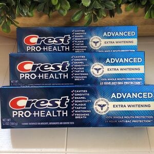 Crest Pro-Health Advanced Whitening Toothpaste - Set of 3! 5.1 oz BOXES